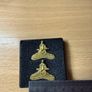 Vintage Irish Defence Forces Artillery Corps collar badges Image 2