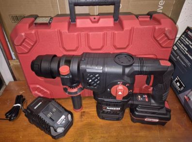Parkside Performance X20V Cordless Brushless 5.8 Joule SDS Hammer Drill Concrete Breaker Demolition Tool. Performance Chisel Bit Set / Hammer Drill Bit Set. Performance X20V Cordless Brushless Reciprocating Sabre Saw.