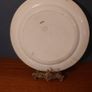 Fabulous Vintage Rare Arklow Pottery Blue and White 10 Inch Wall Plate in an Unusual Pattern with Carnations and a Windmill on a Hill, Very Aesthetic Movement in Style, Display Only Image 9