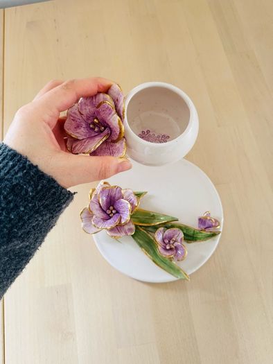 Handmade coffee set