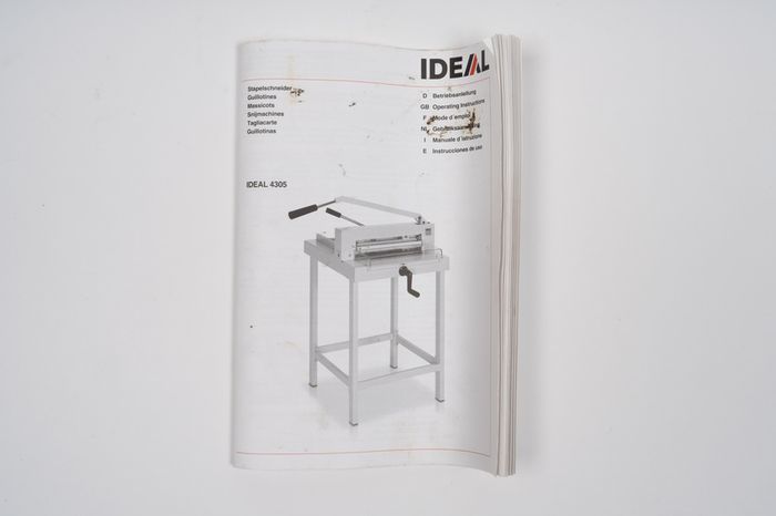 Ideal 4305 Paper Guillotine