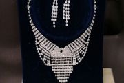 Jewellery Diamonte Necklace and Earrings Set NEW
