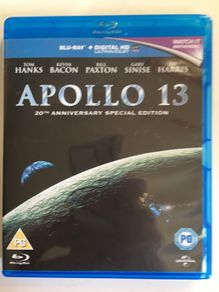 Apollo 13 [1995] Tom Hanks, Kevin Bacon, Bill Paxton Gary Sinise & Ed Harris [Blu-ray Movie] Academy Award Winner
