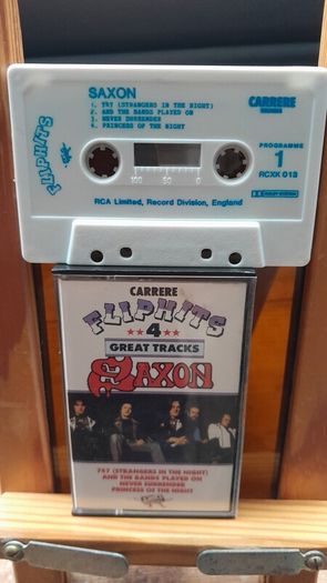 Saxon - 4 Great Tracks - Rare Cassette Tape