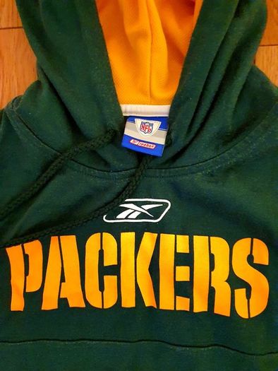 1996 Reebok Green Bay Packers NFL Hoodie vest