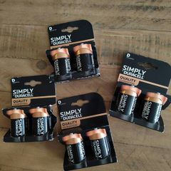 Duracell D-size batteries