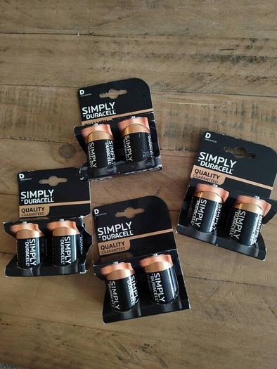 Duracell D-size batteries
