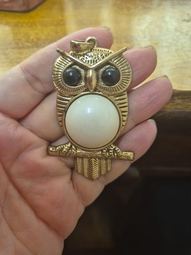 Vintage Owl Pendant
