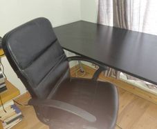 Desk and chair