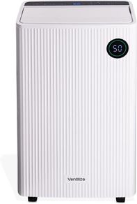 Premium 2-in-1 Dehumidifier 20L with Active Carbon Air Filter Smart LCD Touch Control For Damp Mould & Condensation Continuous Drain Option, Laundry Dry Mode, 24H Timer Energy Efficient by Ventilize