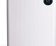Premium 2-in-1 Dehumidifier 20L with Active Carbon Air Filter Smart LCD Touch Control For Damp Mould & Condensation Continuous Drain Option, Laundry Dry Mode, 24H Timer Energy Efficient by Ventilize