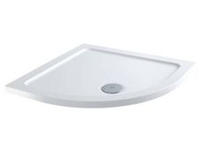 Elements 900mm Quadrant Slim Line Shower Tray with Centre Waste