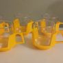 Mid Century JaJ Pyrex Stackable Drink Up Cups Image 6