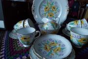 Vtg Gloria New Chelsea Staffs China Teaset