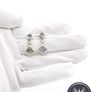 Vintage 925 Sterling Silver Moonstone Earrings Image 7