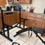 Large Gym Bundle, 100kg Metal Weights Set, 250kg Rated Heavy Sqaut Rack, Weight Bench, Aerobic Step And More!!! Image 8