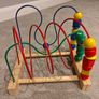 Ikea mula wooden bead Rollercoaster toddler toy Image 3