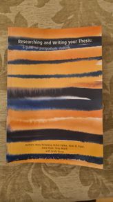 Researching And Writing Your Thesis. A Guide For Postgraduate Students. Paperback In Good Condition.