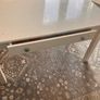 Kids art craft table with large drawer and 2 chairs Image 2
