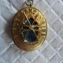 3 X Oval Gilt & Enamel Masonic Lodge Pendants Image 5