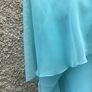 Vintage Chiffon (I think ) lined long  dress Image 4