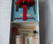 Vintage French SOS First Aid Box