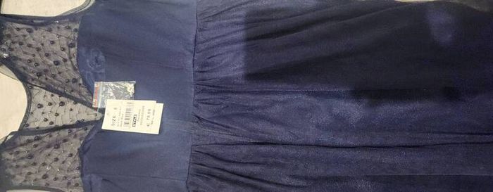 new blue evening dress
