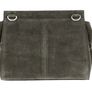 Saddler Uppsala Crossbody Olive Grey Suede Bag Image 5