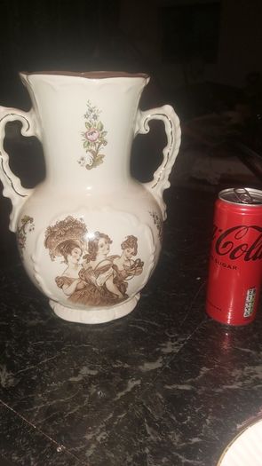 Large Staffordshire ironstone vase
