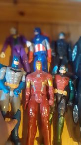 batman car and action figures