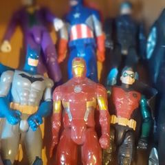 batman car and action figures