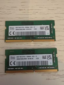 2 x 8gb DDR4 Laptop RAM