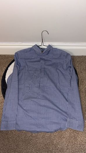 Polo Ralph Lauren Kids  Long Sleeve Striped Shirt Kids 14 16 Blue Stripe