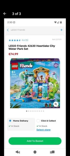Lego Friends- Water park 8+