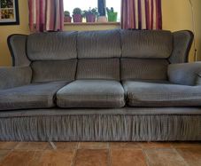 Grey Three Seater Sofa