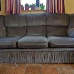 Grey Three Seater Sofa