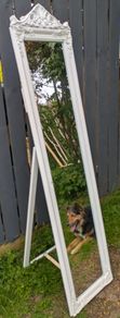 White Cheval Mirror