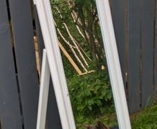 White Cheval Mirror