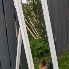 White Cheval Mirror