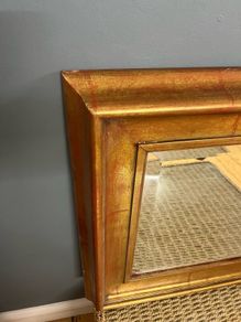 Fire Mantle Place Mirror Brushed Bronze wood deaig