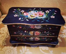 Vintage french jewellery box