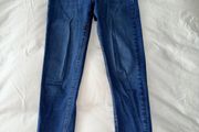 Topshop Womens Moto Blue Skinny Jeans - size W28 L33