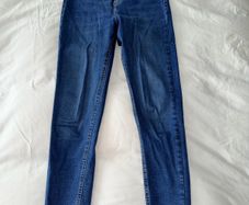 Topshop Womens Moto Blue Skinny Jeans - size W28 L33
