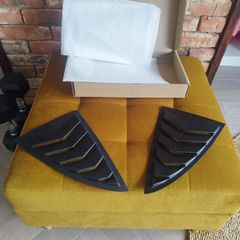 Tesla Model 3 rear side window fin covers