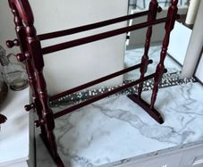 Vintage Wooden Towel/Quilt Rail or Trouser Storage