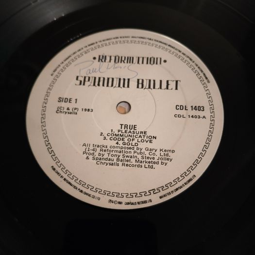 Spandau Ballet - True Irish pressing