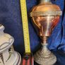 Three French oil lamps Image 2