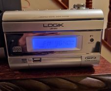 Logik LM100U mini Music System, Radio, CD, MP3 via USB, & Remote Control