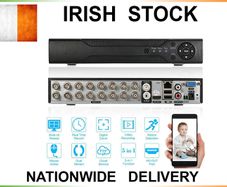 16CH 1080P NVR AHD DVR 5In1 Video Recorder CCTV Home Security