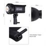 Andoer LED Video Light Studio Lamp 150W Daylight 5600K CRI93+ TCLI95+ 16000LM Dimmable Bowens Mount USB Port Remote Control Image 4